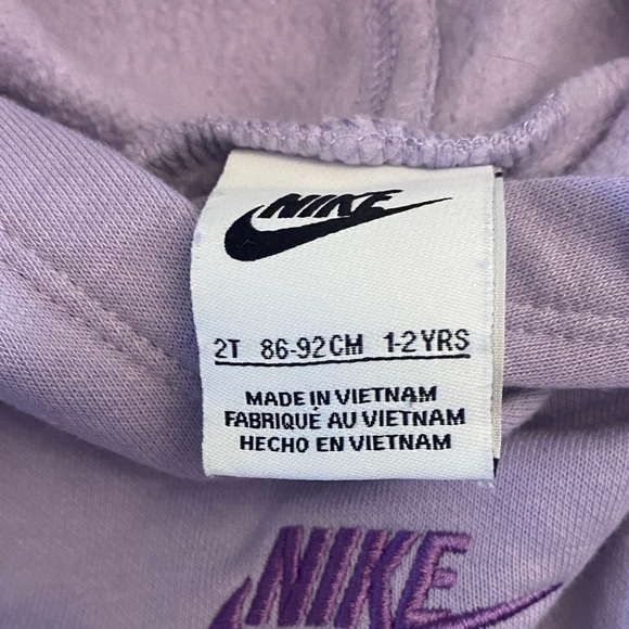 Nike Kids Light Purple Sweatpants & Hoodie Set - Picture 2 of 5
